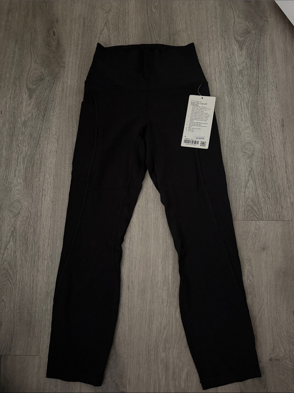 lululemon athletica Kids Black High-Rise Leggings